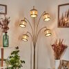 Ramila Staande lamp Messing, Zwart, 5-lichts