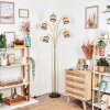 Ramila Staande lamp Messing, Zwart, 5-lichts