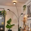 Nikkala Staande lamp Chroom, Zwart, 3-lichts