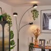 Nikkala Staande lamp Chroom, Zwart, 3-lichts