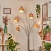 Granja Staande lamp Nikkel mat, Zwart, 5-lichts