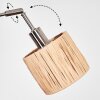 Granja Staande lamp Nikkel mat, Zwart, 5-lichts