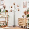 Granja Staande lamp Nikkel mat, Zwart, 5-lichts