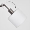 Bassagoda Staande lamp Nikkel mat, Zwart, 3-lichts