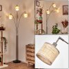 Sabadim Staande lamp Nikkel mat, Zwart, 3-lichts