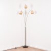 Sabadim Staande lamp Nikkel mat, Zwart, 3-lichts