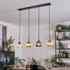 Ripoll Hanglamp, Kogellampje, Hanglamp Amber, Duidelijk, Rookkleurig, 4-lichts