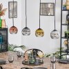 Ripoll Hanglamp, Kogellampje, Hanglamp Goud, Duidelijk, Koperkleurig, Rookkleurig, 4-lichts