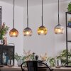 Ripoll Hanglamp, Kogellampje, Hanglamp Goud, Duidelijk, Koperkleurig, Rookkleurig, 4-lichts