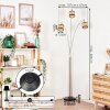 Ramila Staande lamp Nikkel mat, Zwart, 3-lichts