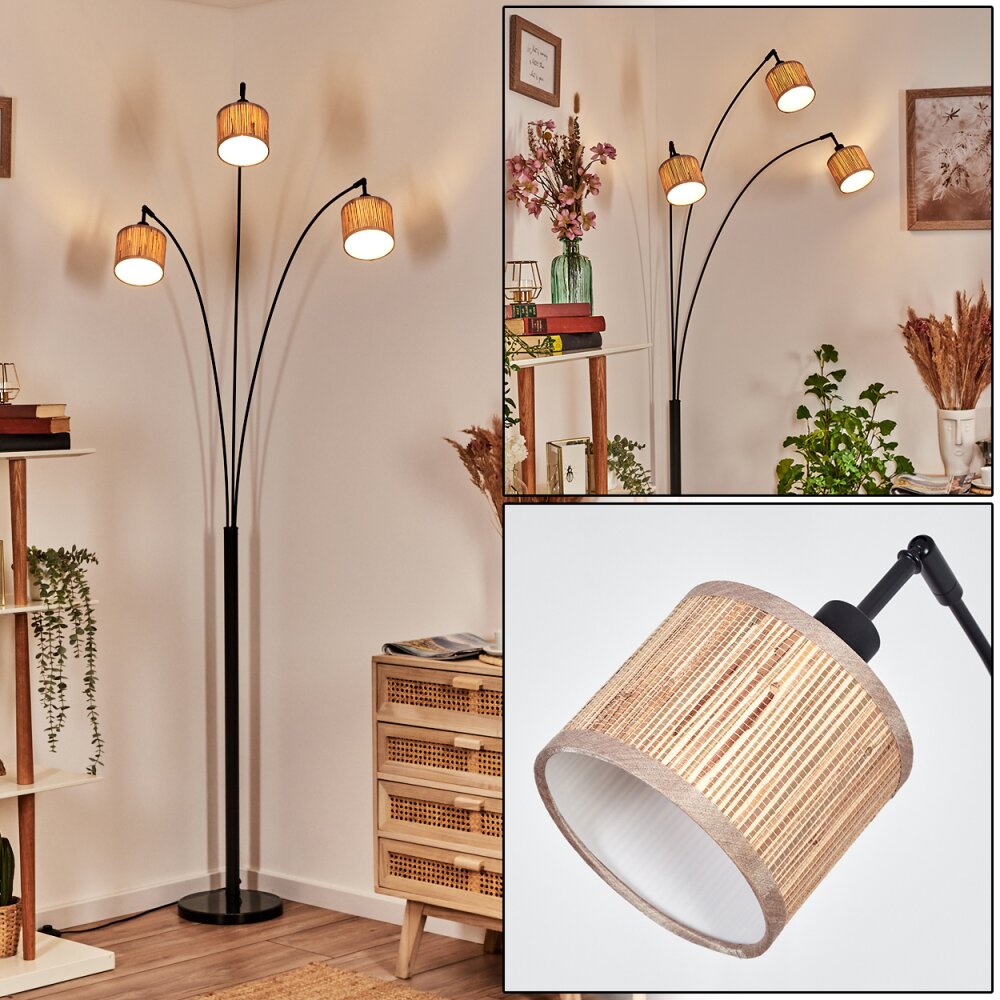 Bongal Staande lamp Zwart, 3-lichts main product photo