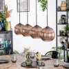 Koyoto Hanglamp, Kogellampje, Hanglamp Koperkleurig, 4-lichts