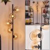 Koyoto Staande lamp Amber, Duidelijk, 5-lichts