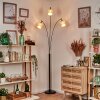 Cavaca Staande lamp Chroom, Zwart, 3-lichts