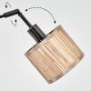 Bongal Staande lamp Chroom, Zwart, 3-lichts