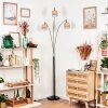 Bongal Staande lamp Chroom, Zwart, 3-lichts