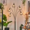 Yaak Staande lamp Zwart, 5-lichts