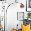 Koyoto Staande lamp, Booglampen Zwart, 1-licht