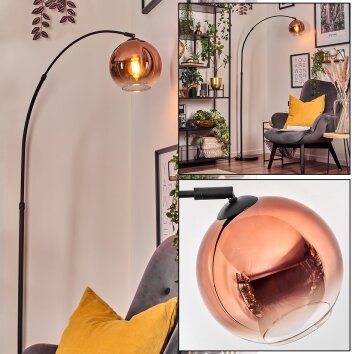 Koyoto Staande lamp Zwart, 1-licht Koyoto Staande lamp Zwart, 1-licht