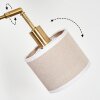 Bassagoda Staande lamp Messing, Zwart, 5-lichts