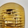 Ripoll Kogellampje, Wandlamp Goud, Zwart, 3-lichts