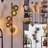 Ripoll Staande lamp Blauw, Groen, Koperkleurig, 5-lichts