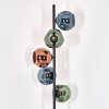 Ripoll Staande lamp Blauw, Groen, Koperkleurig, 5-lichts