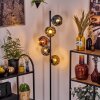 Ripoll Staande lamp Blauw, Goud, Koperkleurig, 5-lichts