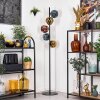 Ripoll Staande lamp Blauw, Goud, Koperkleurig, 5-lichts