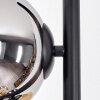 Koyoto Staande lamp 31 cm Amber, Chroom, Rookkleurig, 6-lichts