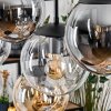 Gastor Hanglamp, Kogellampje, Hanglamp Amber, Duidelijk, Rookkleurig, 8-lichts