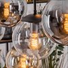 Gastor Hanglamp, Kogellampje, Hanglamp Amber, Duidelijk, Rookkleurig, 8-lichts