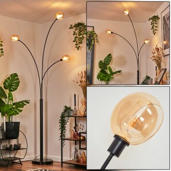 Nikkala Staande lamp Zwart, 3-lichts