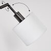 Bassagoda Staande lamp Chroom, Zwart, 3-lichts