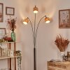 Granja Staande lamp Chroom, Zwart, 3-lichts