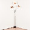 Granja Staande lamp Chroom, Zwart, 3-lichts