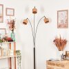 Granja Staande lamp Chroom, Zwart, 3-lichts