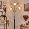 Sabadim Staande lamp Chroom, Zwart, 3-lichts