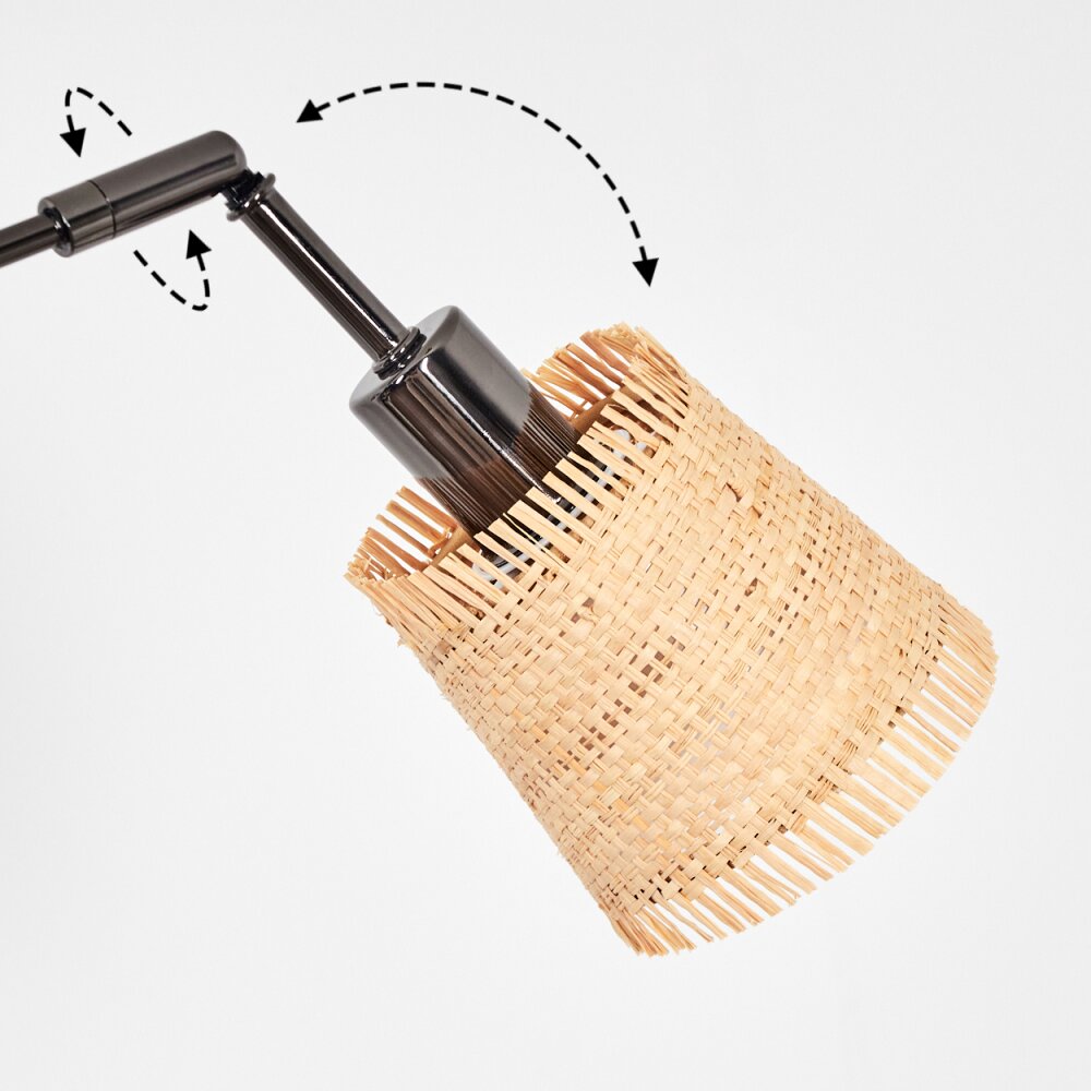 Lindberg Staande lamp Chroom, Zwart, 3-lichts