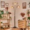 Lindberg Staande lamp Chroom, Zwart, 3-lichts