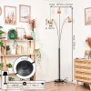 Lindberg Staande lamp Chroom, Zwart, 3-lichts