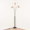 Lindberg Staande lamp Chroom, Zwart, 3-lichts