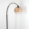 Koyoto Staande lamp, Booglampen Zwart, 1-licht