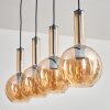 Tador Hanglamp, Kogellampje, Hanglamp Zwart, 4-lichts