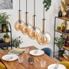Tador Hanglamp, Kogellampje, Hanglamp Zwart, 4-lichts