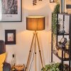 Soungou Staande lamp Natuurlijke kleuren, Zwart, 1-licht
