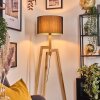 Soungou Staande lamp Natuurlijke kleuren, Zwart, 1-licht