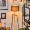 Soungou Staande lamp Natuurlijke kleuren, Zwart, 1-licht