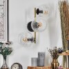 Ripoll Kogellampje, Wandlamp Goud, Zwart, 3-lichts Ripoll Kogellampje, Wandlamp Goud, Zwart, 3-lichts