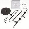 Koyoto Staande lamp 31 cm Duidelijk, 4-lichts